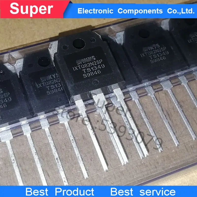 5 unids/lote MOSFET IXTQ82N25P IXTQ82N25 82N25 82A250V транзистор nuevo