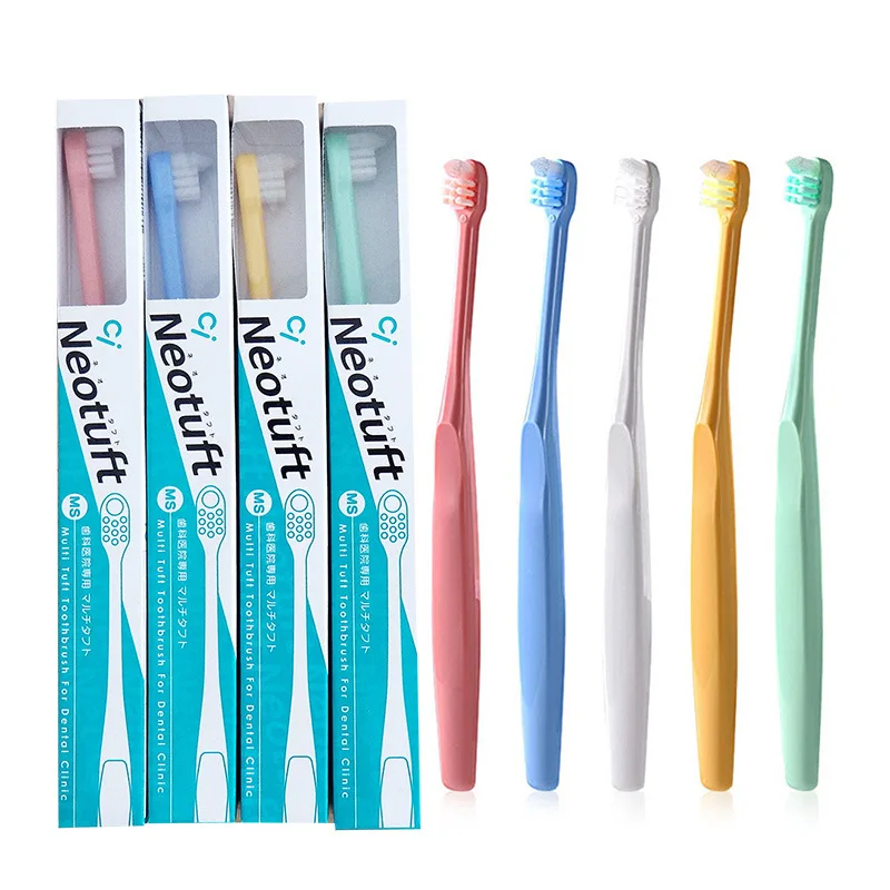 

Japan CI Orthodontic Toothbrush Tooth Socket Brush Small Sharp Point Orthodontic Toothbrush Head Soft Bristle Adult Children