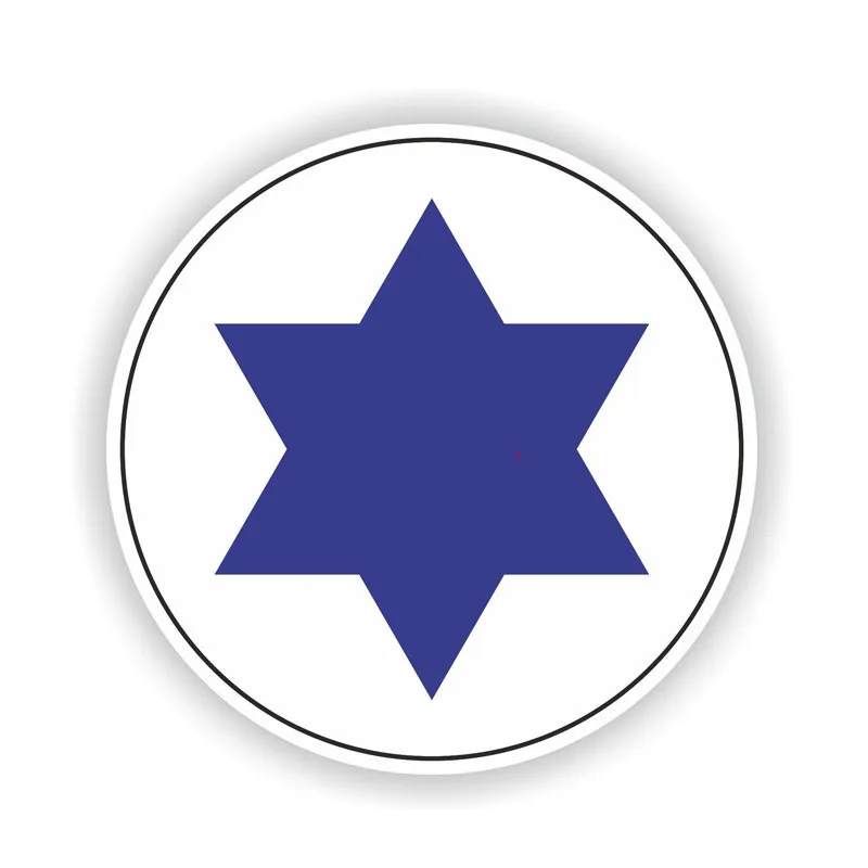 

Creative Car Sticker Israeli Air Force Round Motorcycle Decal Vinyl Cover Scratches Waterproof PVC 12cm X 12cm