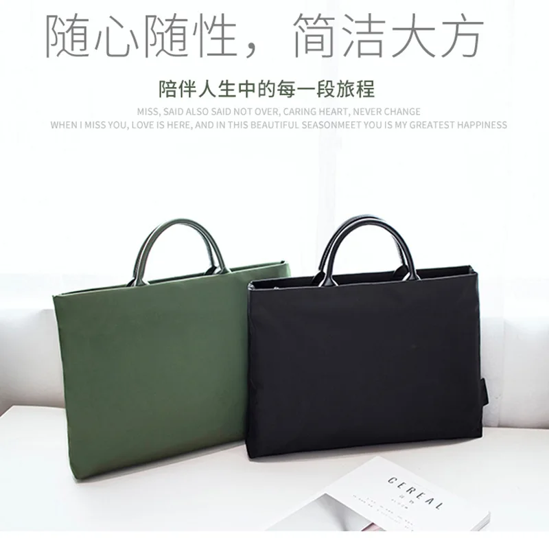

Korean-style File Bag Business Hand File Holder Casual ban gong bao Men's Briefcase Women's Computer Bag Meeting Package