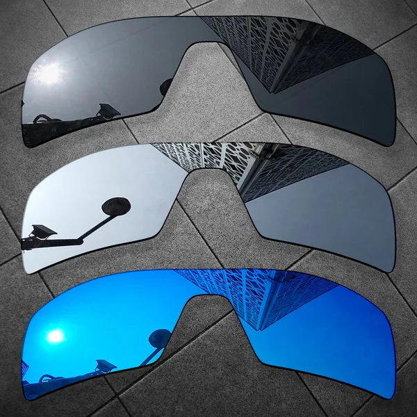 Vonxyz несколько вариантов поляризованные Сменные линзы для солнцезащитных очков - Цвет линз: Black-Ice-Chrome