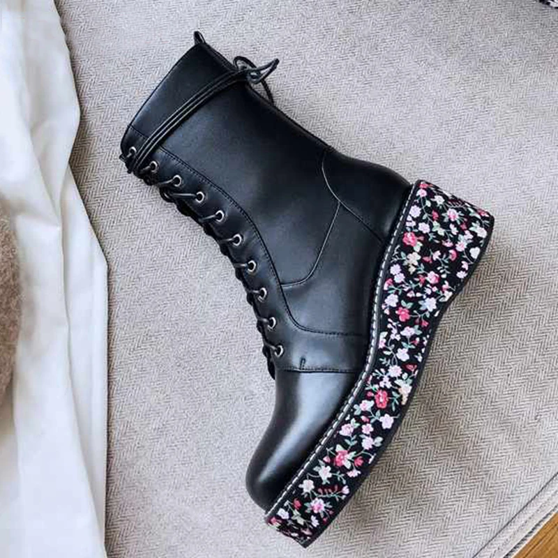 Bottes femme; сапоги до середины икры; женская зимняя обувь; натуральная кожа; цветные стразы; Высокий каблук; толстая подошва; сохраняющие тепло; botas mujer