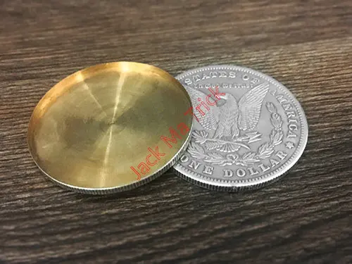 Morgan Dollar and Expanded Shell(хвост) набор-монета& Money Magic, Magic Trick