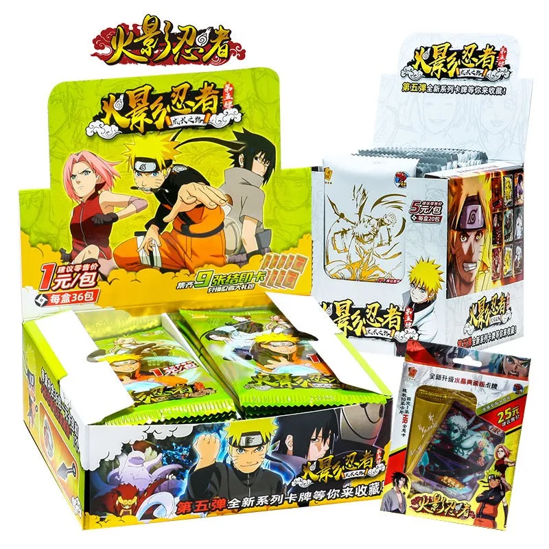 Cartas de juego de Naruto, colección de Hokage de dibujos animados japoneses, cartas SSP, Uchiha Sasuke Ninja Wars R, juguetes para niños