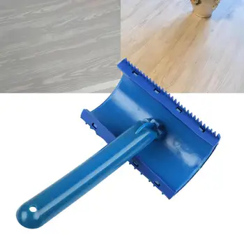 

Diy Pattern Decor Blue Rubber Wood Grain Paint Roller Graining Tool Durable Brush Wall With Art Handle mitation Painting C0R6