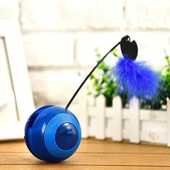 

Electronic Motion Cat Toy Interactive Cat Toy Multi Function Automatic Cat Toy Ball Tumbler with Chaser Light Sound