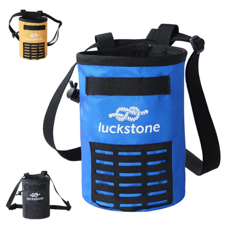 

Climbing Sack Rock Climbing Chalk Bag Waterproof Pocket for Weight Lifting Bouldering Magnesia Pouch Outdoor Equipment