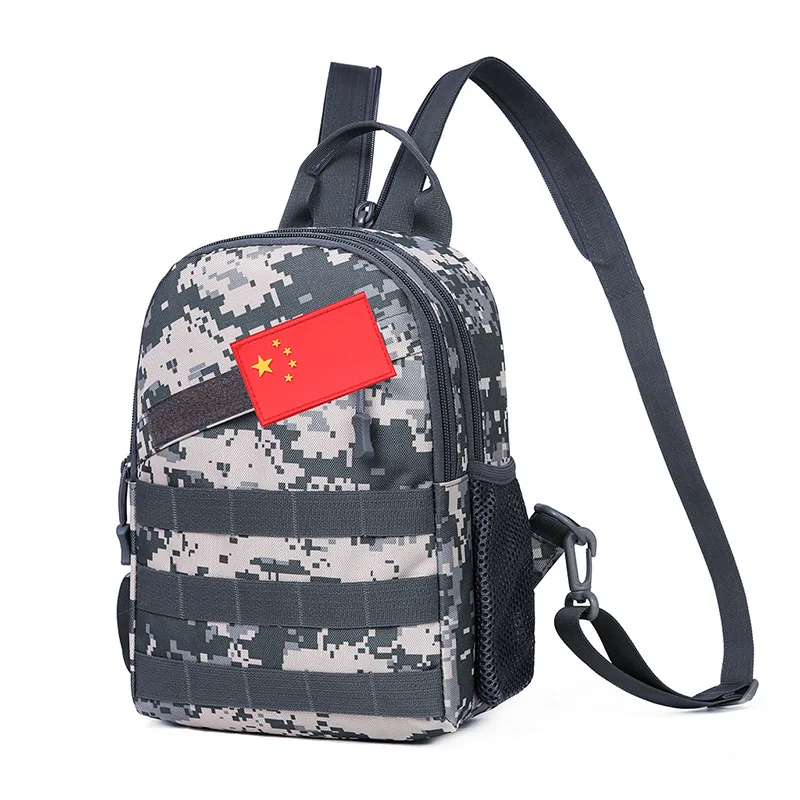 

New Style Multi-functional Camouflage Backpack Logo Customizable Men Travel Waterproof Dual Purpose One-Shoulder Casual Travel B