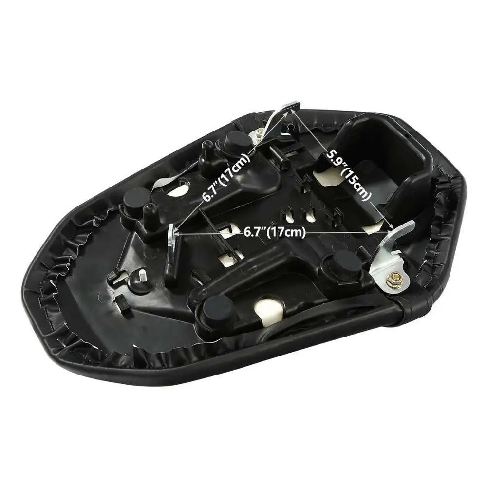 Мотоцикл черный Задний пассажирский заднем сиденье для Yamaha MT 07 MT-07 черный