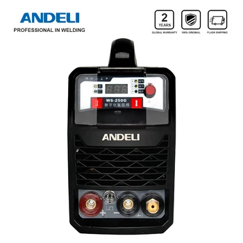 

ANDELI Smart Portable Single Phase IGBT Inverter TIG-250G Laser TIG MMA Argonbow Glass Machine 2 in1 Lassen welding mask helmet