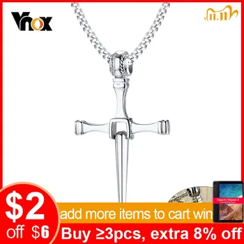 

Vnox Mens Sports Baseball Necklaces Stylish The Movie Fast and Furious Toretto Cross Style Pendant Necklace Male Jewelry