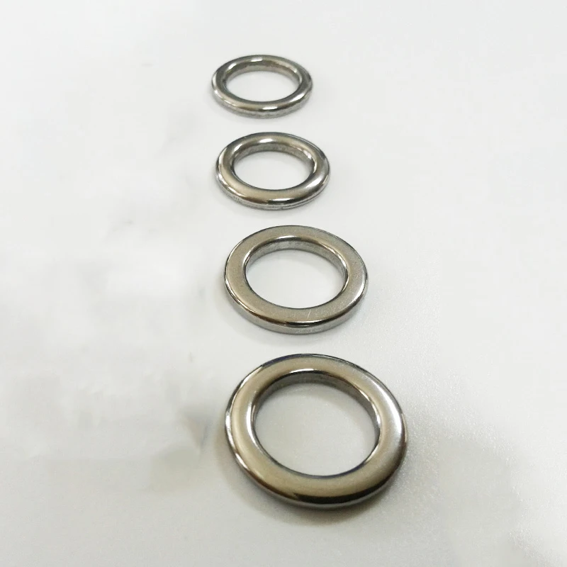 Ловля на крючок, жесткое кольцо, Аксессуары для рыбалки, лучшее 304, нержавеющая сталь, очень большой, тест 1