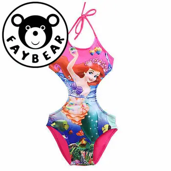 

Kid Baby Cartoon Girls Toddler Flower Swimsuit Swimwear Bathing Suit Bikini Tankini Bathing Suit Beachwear Bikinis