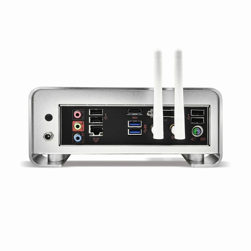 Caixa Metálica Plus Mini Htpc de Alumínio Mini Itx Capa para Computador Gaming pc Desktop com Fonte de Alimentação Pico Psu Torres e estojos p/computador - Imagem 3