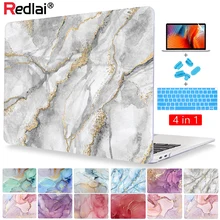 Чехол для клавиатуры Redlai Crystal Clear для MacBook Pro 16 дюймов с сенсорной панелью Touch ID A2141 Air 13 retina 12 15"