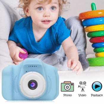 

Kids Digital Video Camera Mini Rechargeable Children Camera Shockproof 8MP HD Toddler Cameras Child Camcorder