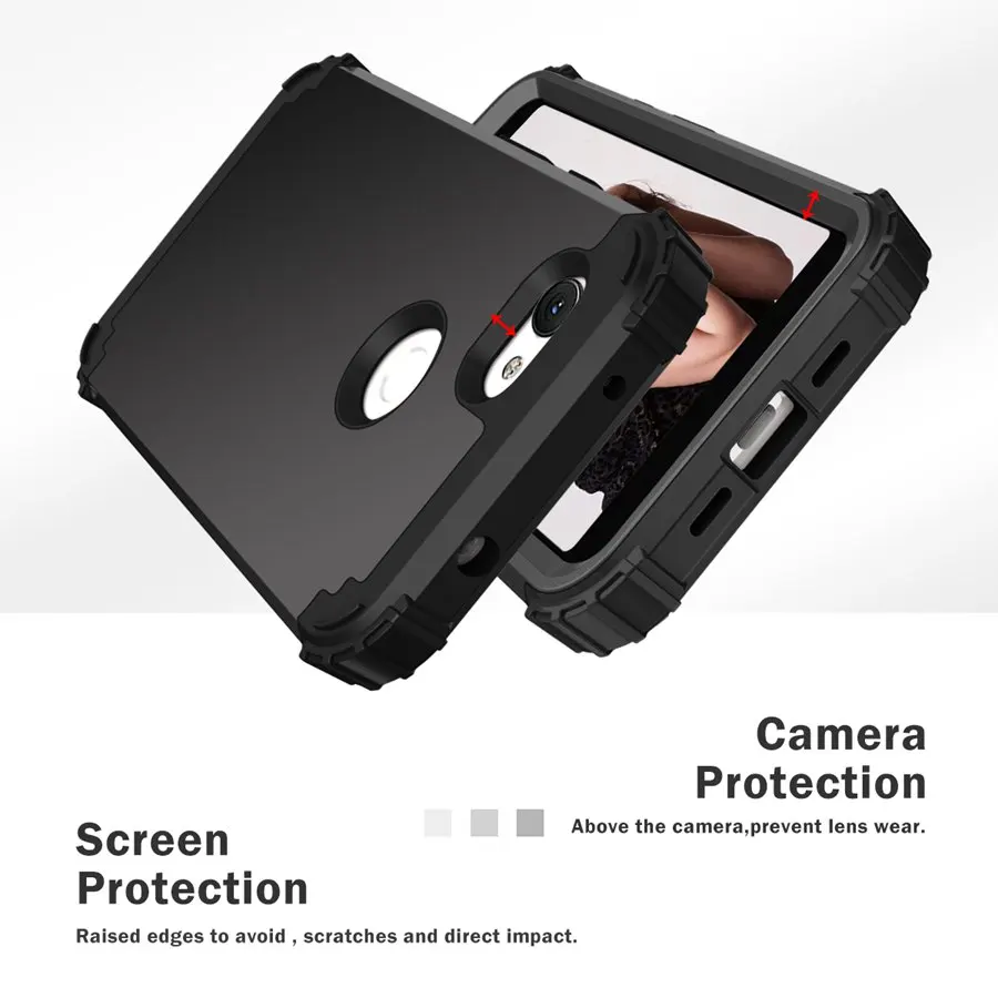 Heavy Duty Shockproof Armor Case for Pixel 3A XL - Ultimate Protection and Durability