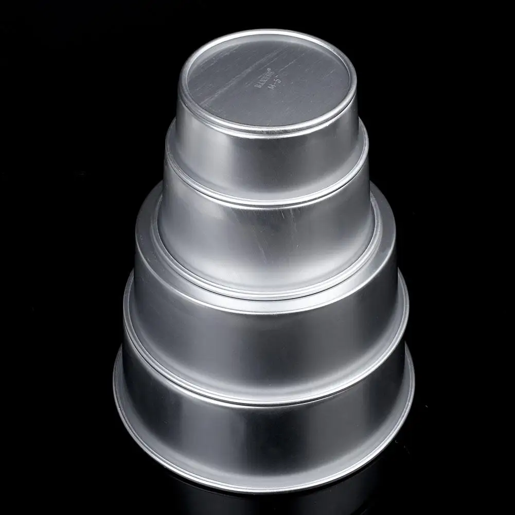 

2" Aluminum Removable Bottom Round Cake Baking Mould Pan Tin Mold Bakeware Tray*