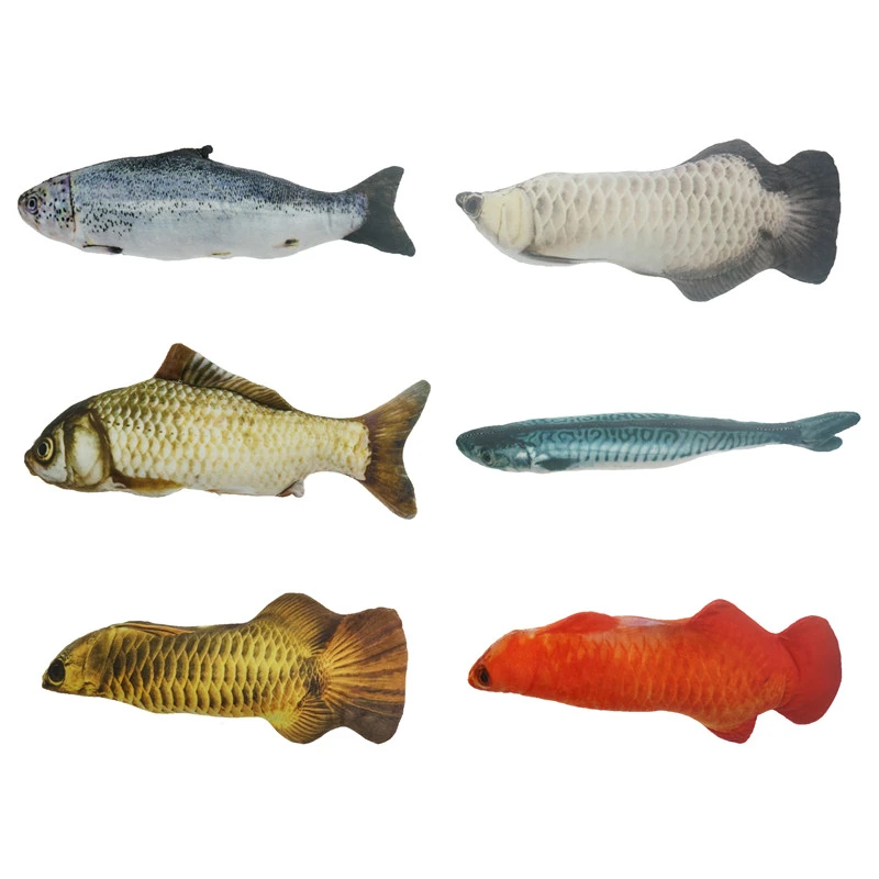 ぬいぐるみクリエイティブ3d鯉魚の形の猫のおもちゃのギフトかわいいシミュレーション魚演奏のおもちゃペットグッズキャットニップ魚ぬいぐるみ枕人形 Cat Toys Aliexpress