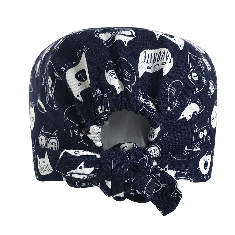 viaoli Male Female Doctor Scrubs Pharmacy Work Cap Surgery Nurse Hat Oral Cavity Dental Clinic Pet Surgical Cap women scrubs 27