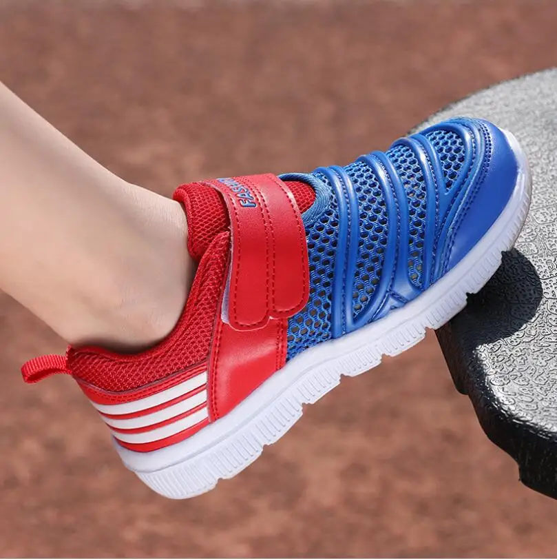 

New sports children's shoe hollow casual single mesh children's shoes big children's mesh breathable student running shoes