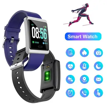 

1.3-inch Large-Screen Smart Watch IP68 Waterproof Health Wristband Heart Rate Monitor Message Reminder Sports Smart Bracelet