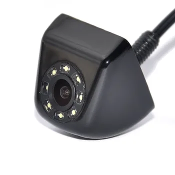 

CCD Car DC 12V Rear View Camera 720P Black Kit Night Vision Parking With 8 LED Light Waterproof Durable Useful