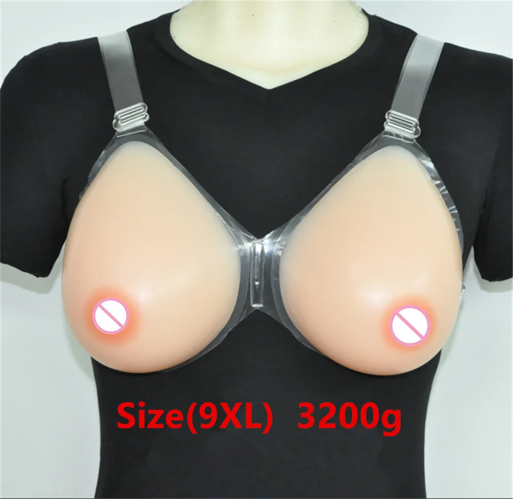 3200 г/пара Трансвестит силикон грудь бюстгальтер поддельные груди усилитель огромный трансексуал силиконовые формы груди не нужно клеи
