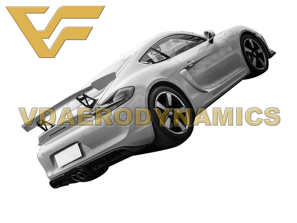 Подходит для 13-15 981 Porsche Cayman Boxster VAD-GT4 полный комплект кузова передний бампер задний диффузор спойлер ходовой светильник