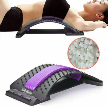

Waist Cushion Waist Back Massager Back Stretcher Fitness Relaxation Pain Relief Lumbar Support Spine Posture Corrector