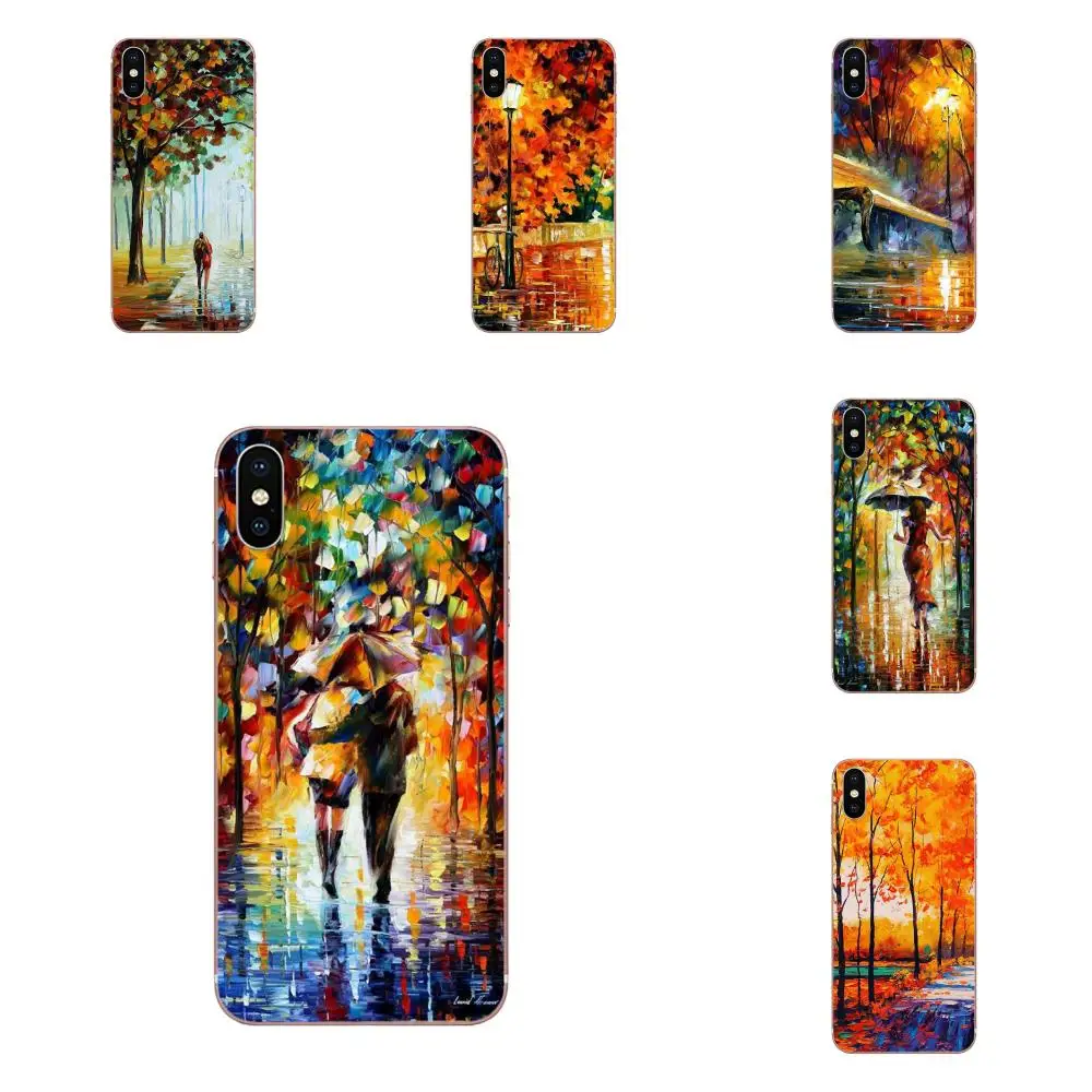 

For Xiaomi Redmi Mi 4 7A 9T K20 CC9 CC9e Note 7 9 Y3 SE Pro Prime Go Play Soft TPU Cell Phone Love In Autumn Painting