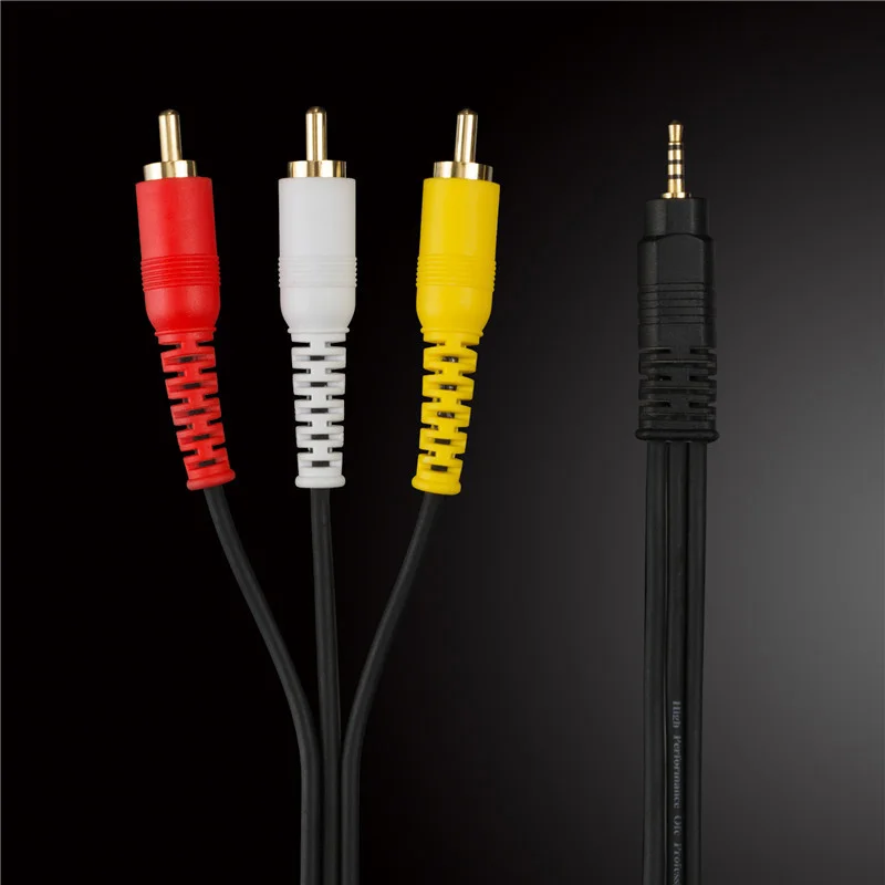 GuSou 3 5 мм разъем/USB 2 0 папа A до RCA Мужской композитный адаптер Аудио Видео av кабель