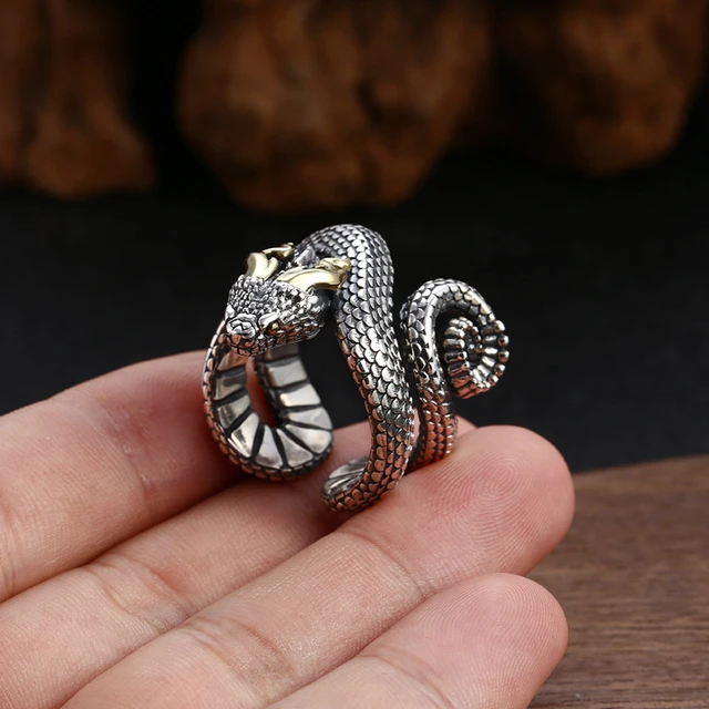 Serpent Ring .:. Silver – Child of Wild