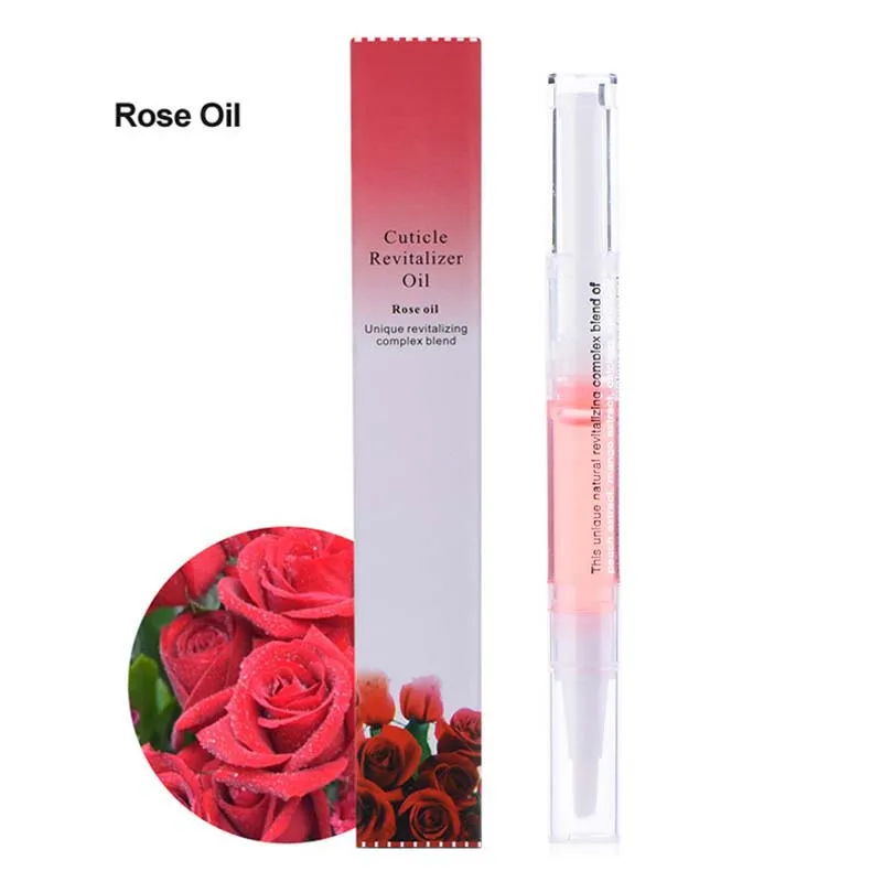 Rose 5 мл, питательная масляная ручка для ногтей, ручка для лечения Ногтей, 15 запахов, восстанавливающее Масло для кутикулы, предотвращающее появление Agnail, Гель-лак для ногтей, питает кожу, TSLM1 - Цвет: Rose