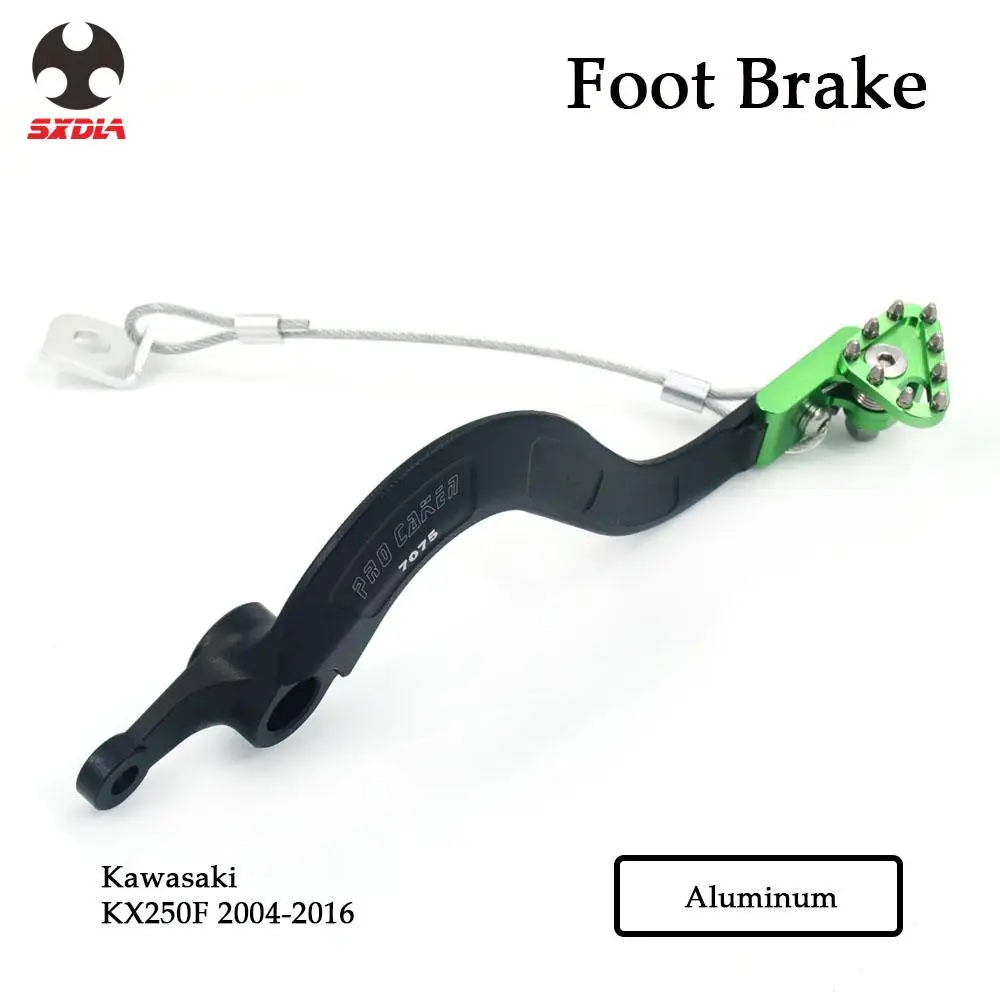 

Motorcycle CNC Rear Foot Brake Pedal Lever For KAWASAKI KX250F KXF250 2004 2005 2006 2007 2008 2009 2010 2011 2012 2013-2016