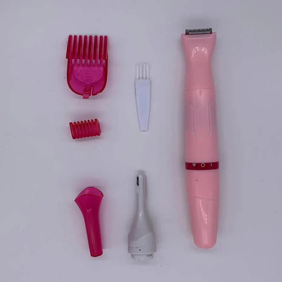 

5 In 1 Electric Women Shaver Female Shaving Machine Multi Use Bikini Trimmer Razor For Eyebrow Face Underarm Women Hair Epilator