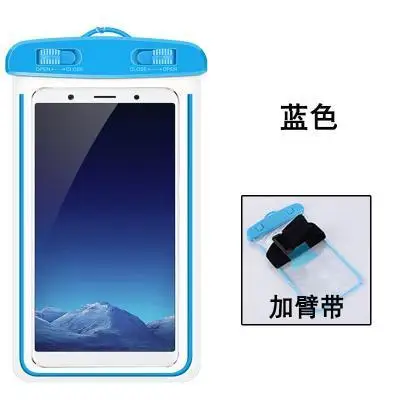 blue Для huawei Honor 9X Pro Чехол для мобильного телефона для плавания glory 8c play 8A 8s Y6 Honor 10i P20 Nova 3i водонепроницаемый набор для дайвинга - Цвет: blue