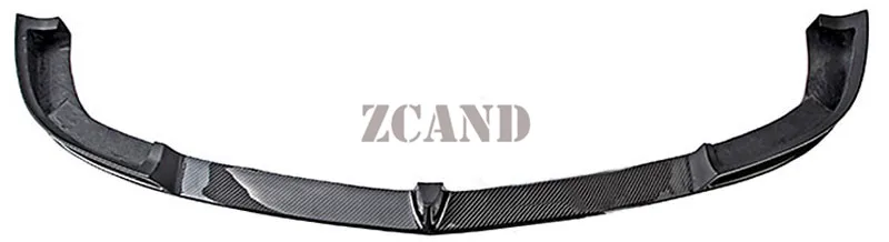 V style Real Carbon Fiber front Lip spoiler for Mercedes Benz W204 C63 F/L Coupe Sedan 2012
