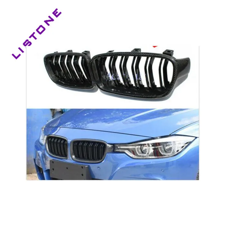 Передняя решетка для гриля из углеродного волокна BMW 3 серии F30 F31 M3|Перепускной