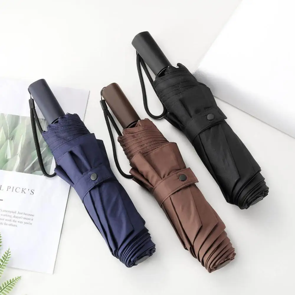 

Xiaomi Three Folding Sun Rain Umbrella Women Men Large Strong Frame Windproof Anti-UV 8Ribs Gentle Mijia Umbrellas 3 colors