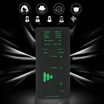 

Mini Voice Changer Microphone Disguiser Phone Microphone Voice Changer Adapter 7 Different Sound Changes 3F05