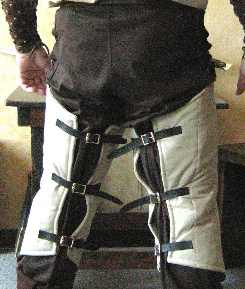 Средневековый Костюм Рыцаря мягкий Cuisses бедра защита броня для взрослых мужчин