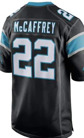 1 Cam Newton JERSEY 59 Luke Kuechly 22 Christian McCaffrey трикотажные изделия - Цвет: Limited jersey
