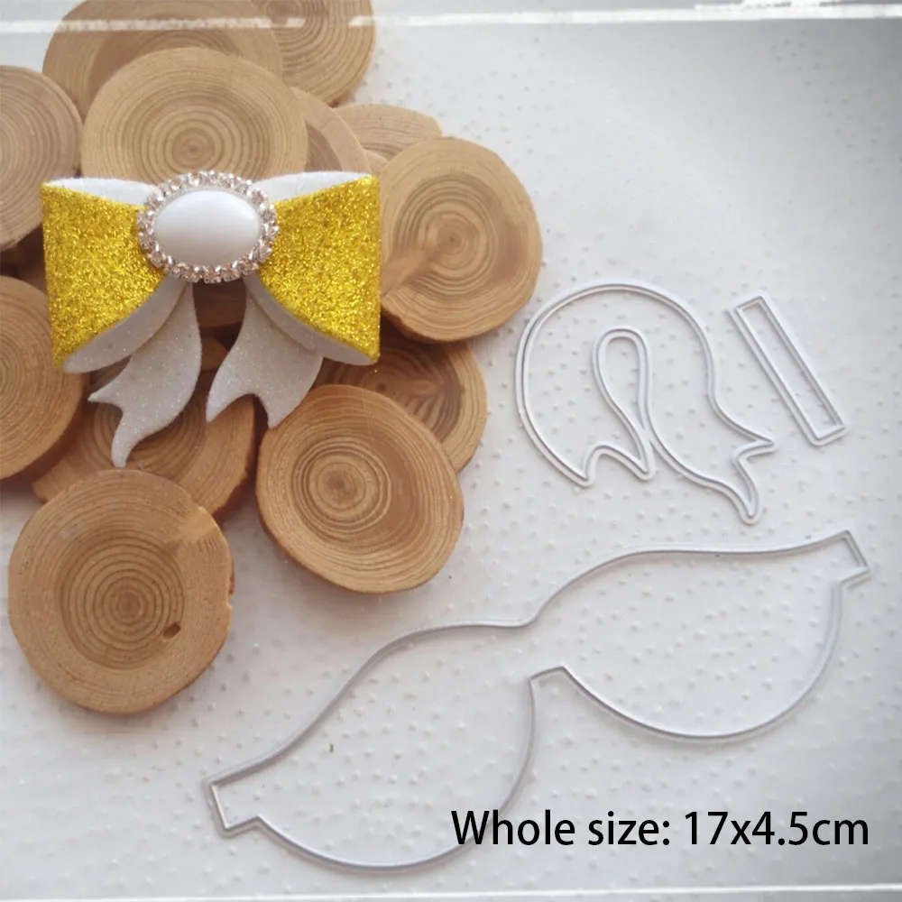 bow die Craft Metal Cutting Dies cut Cute Scrapbooking Album DIY Paper Card Craft Embossing Die Cuts