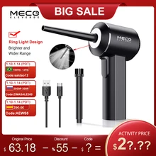 MECO Wireless Air Duster USB aspirapolvere ventilatore palmare compresso Cordless Tool PC Laptop Car Keyboard 6000mAh 45000RPM
