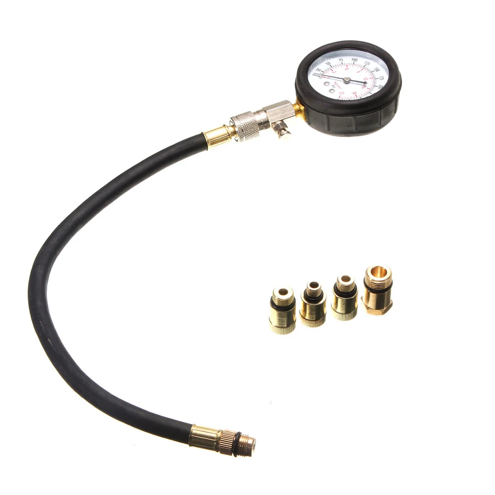 

Hot New Petrol Engine Compression Test Tester Kit Set for Automotive Motorcycle Car Tool