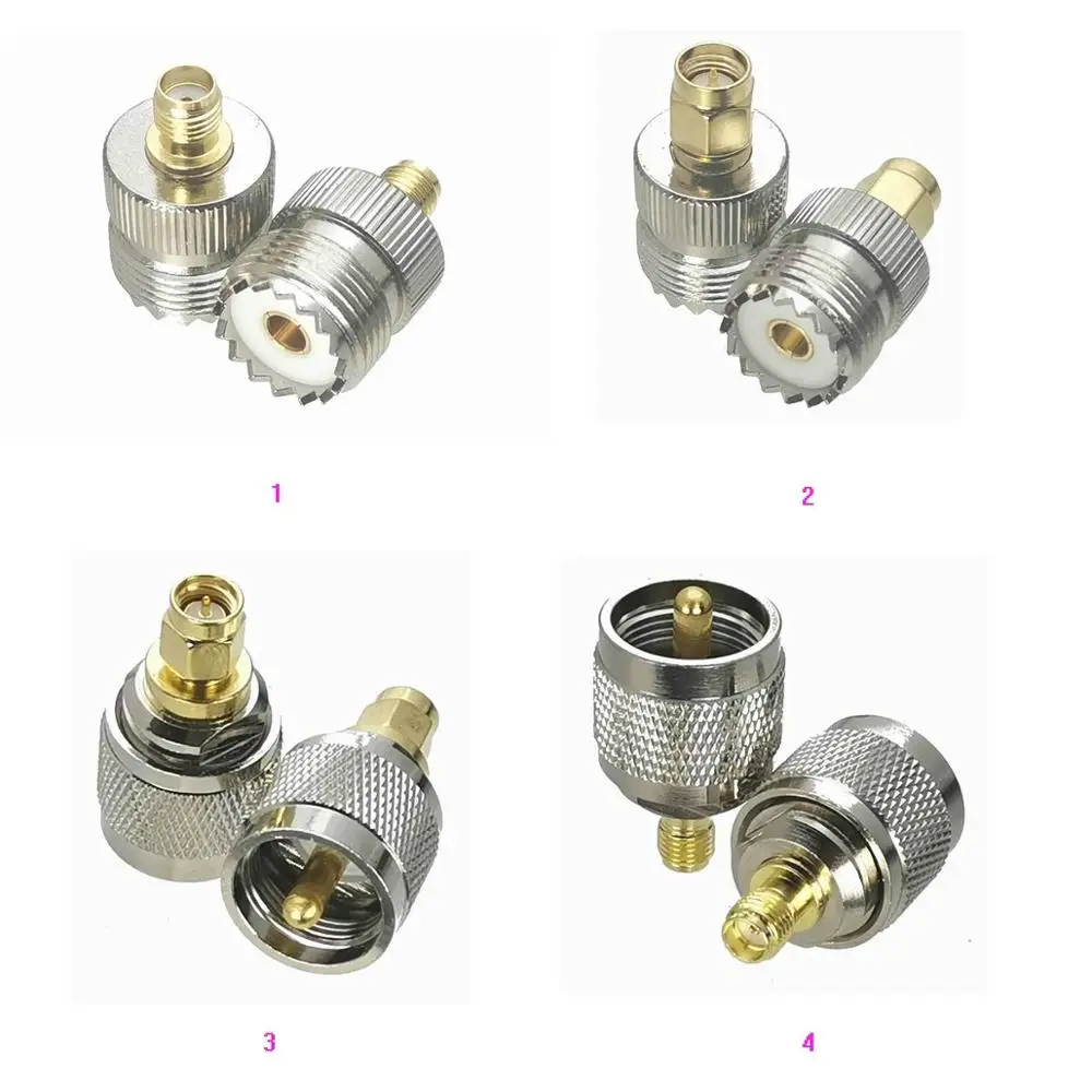 1 шт. SMA к UHF PL259 SO239 штекер и гнездо RF коаксиальный адаптер разъем тестовый