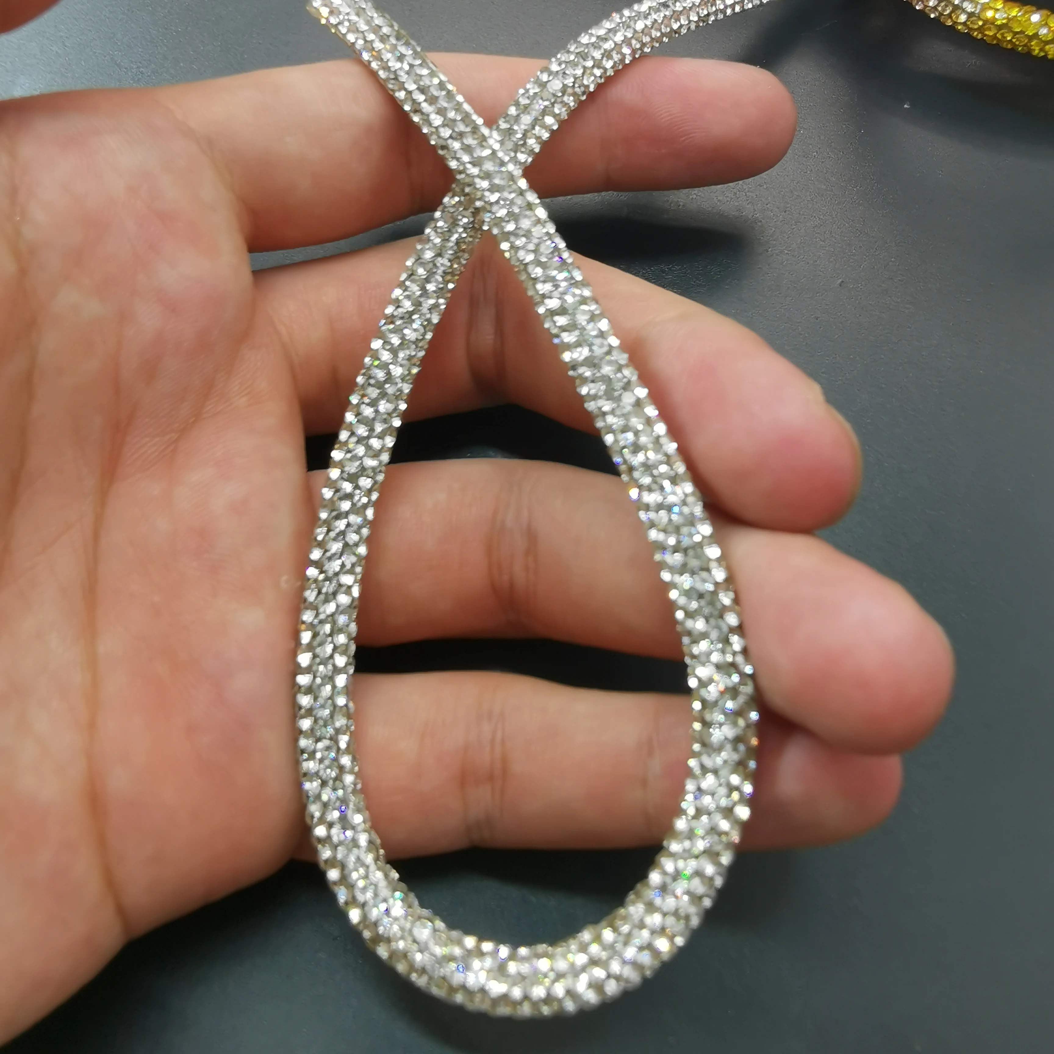 wholesale rhinestones rope chain rhinestone string