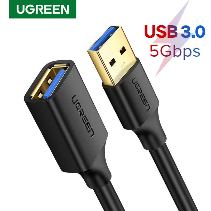 USB удлинительный кабель Ugreen, кабель USB 3.0 для Smart TV, PS4, X Box One, SSD, USB3.0, 2.0, удлинитель кабеля для передачи данных, удлинительный кабель для Mini USB|usb extension cable|usb 3.0 cablesuper speed usb | АлиЭкспресс
