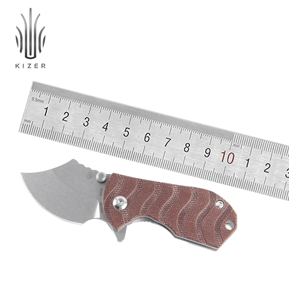 Kizer мини нож с откидным хвостовиком KI2521A2 1 9 дюйма складной лезвием 2020 новый маленький для повседневного